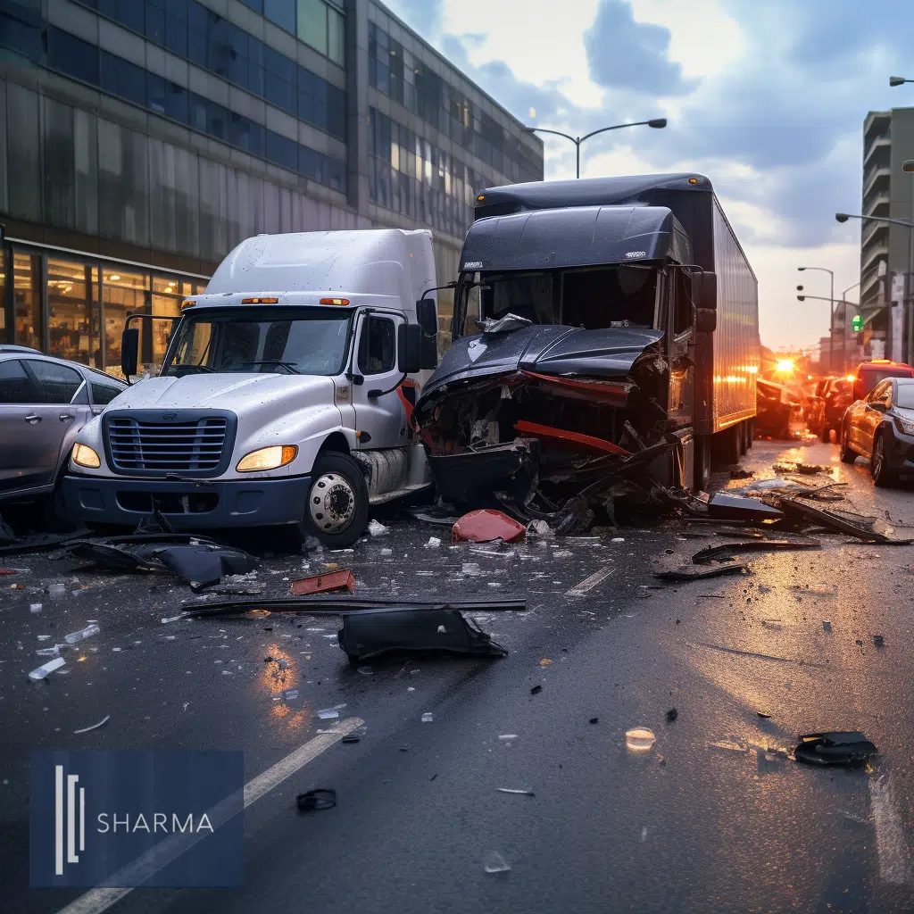 truck accident lawyers at the sharma law firm